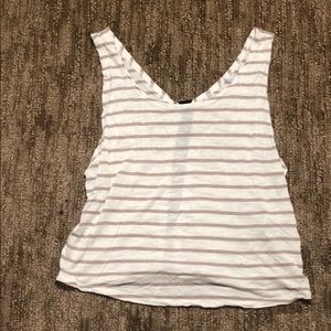 Charlotte Russe bow accent tank top